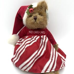 RETIRED The Bearington Collection MISSY CLAUS  173174 Stuffed Animal Christmas